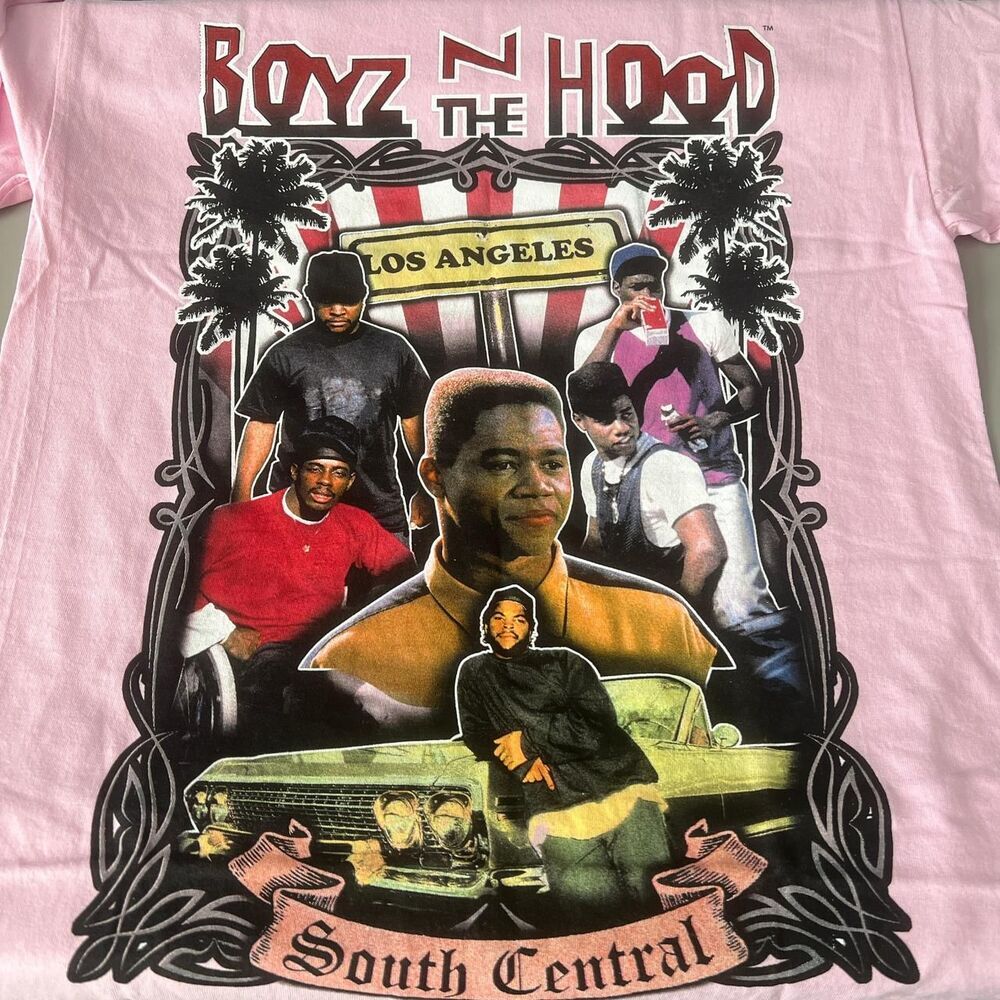 Boyz in the Hood Graphic TShirt Pink Size Medium